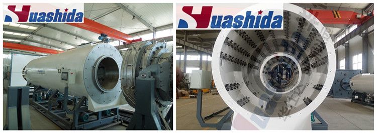 PE-jacket-pipe-extrusion-line-vacuum-calibration-tank