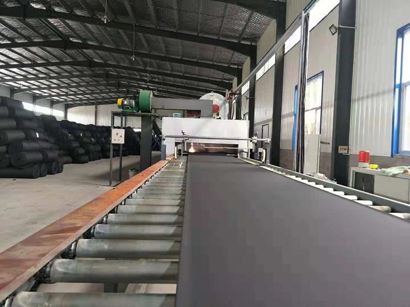 rubber foam board production line