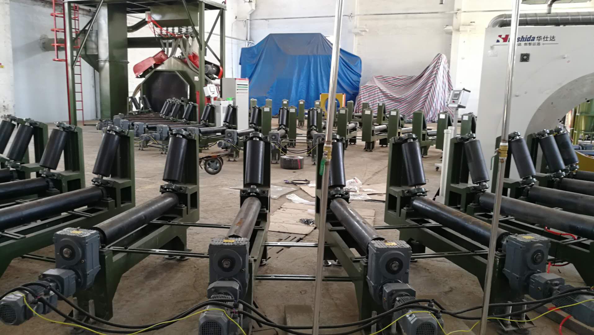 elbow pipeline conveyer line