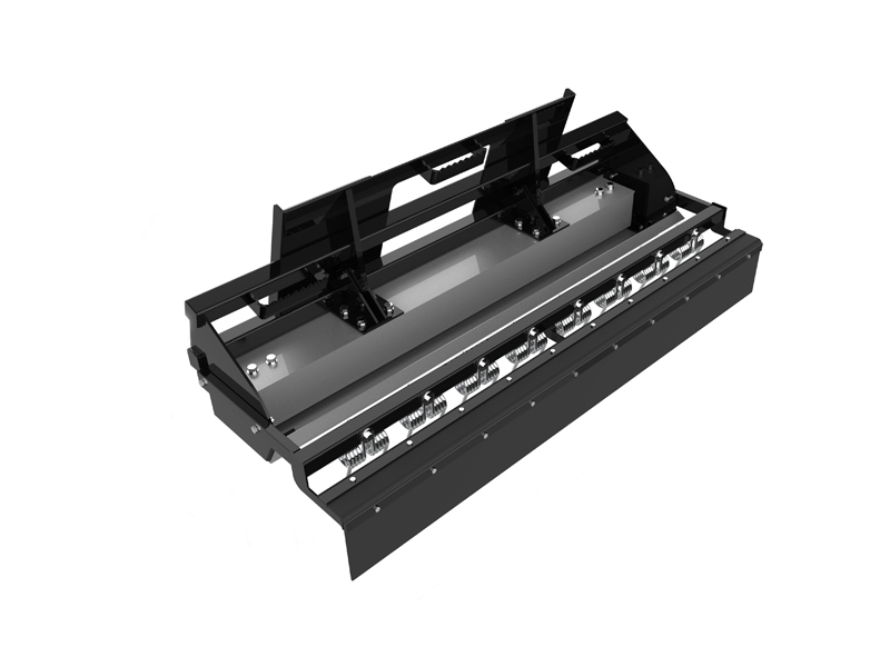 Magnetic Sweeper for Skid Steers, Front Mounted Magnetic Sweeper ZK S-MS1730(68IN)-LD-MP1140