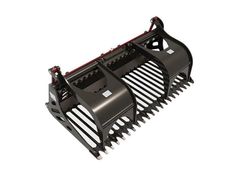 Skid Steer Rod Rock Grapple Bucket ZK S-RRGB