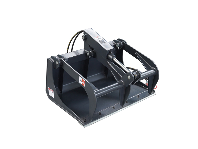 Mini Skid Steer Smooth Bucket Grapple Attachment ZK MS- GB910(36IN)-MP600