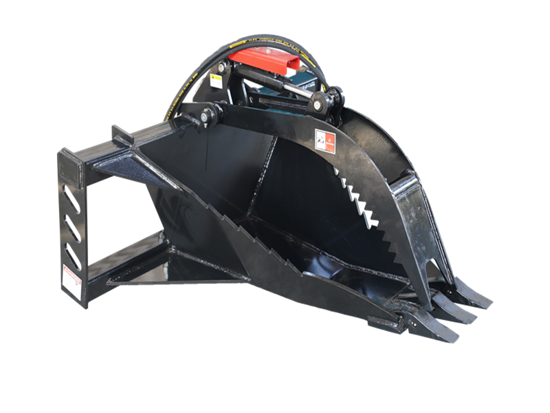 Skid Steer Stump Bucket Grapple Attachment Extreme Duty ZK S-SPBG45IN-MP1220