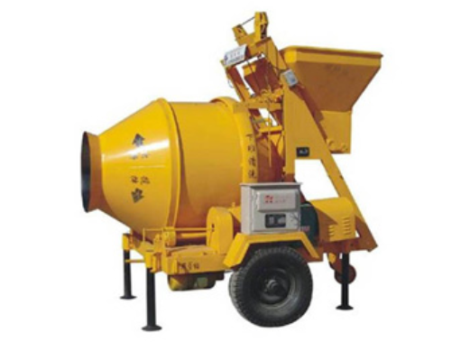 Self-Lifting Concrete Mixer