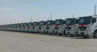 Beiben Heavy Duty Truck delivers 200 new energy heavy trucks to users