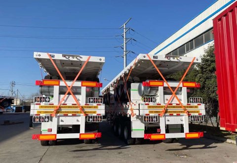 3 Axles 40ft 30t Container Semitrailer for sale