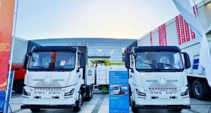 Beiben Heavy-Duty Truck's new energy products debuted at the 5th China-Mongolia Expo: Green power, connecting the future