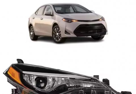 LED Headlamps for Toyota Corolla L LE 2017 2018 Eco Sedan Halogen & Xenon Car Light Accessories