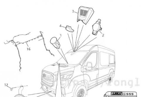 SAIC MAXUS V90 EV 4x2 Electric Mini Truck New Energy Vehicle Van Auto Spare Parts for Sale