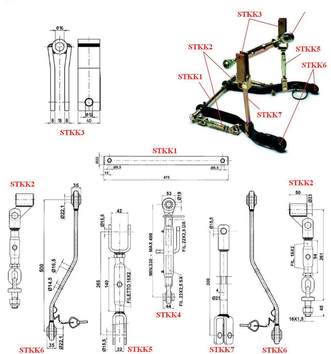 Linkage parts