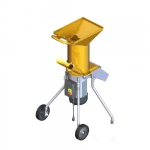 Electric Garden Waste Shredder Wood Chipper Garden Shredder For Leaves Grass Shredding