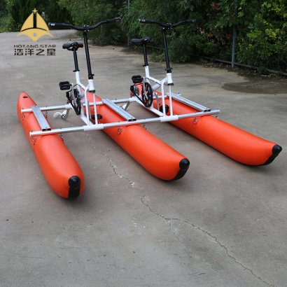 Circular float double person water bike
