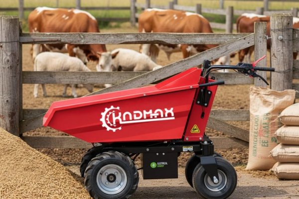 KNDMAX ED500H Mini Dumper makes your material transportation more convenient