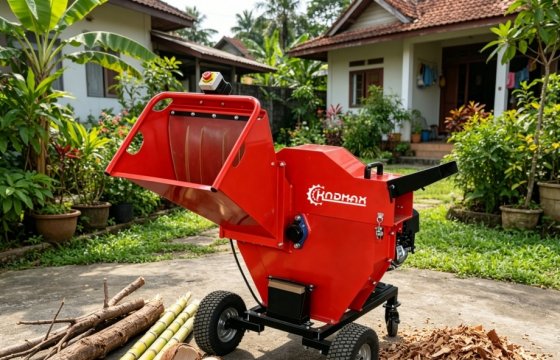 Turn Coconut Waste into Valuable Growing Material with the DCS1511 Disc Wood Chipper