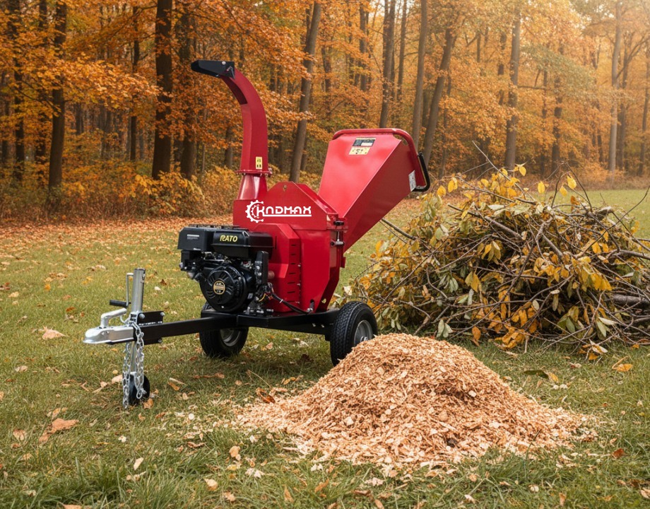 DGC154 5inch E-stat RATO 420cc 15hp Gasoline Engine Powered Disc Wood Chipper With 360 Degrees Discharge Chute 