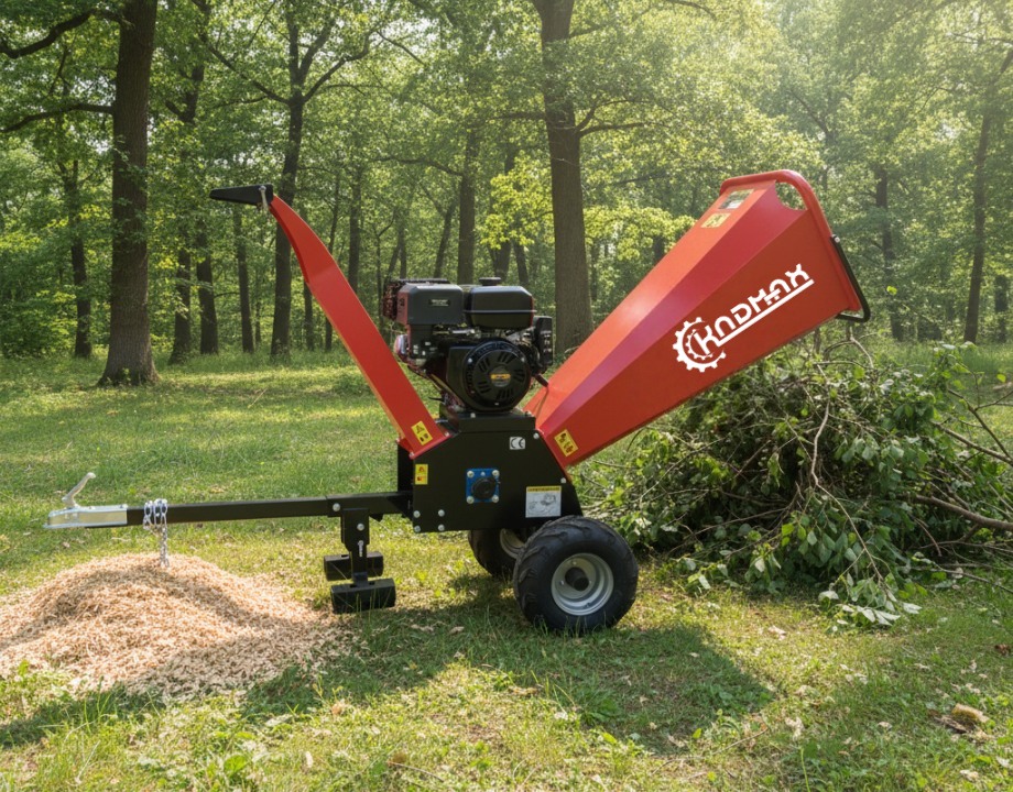 GC155 5inch E-start RATO 15HP 420cc Gasoline Engine Powered Wood Chipper 