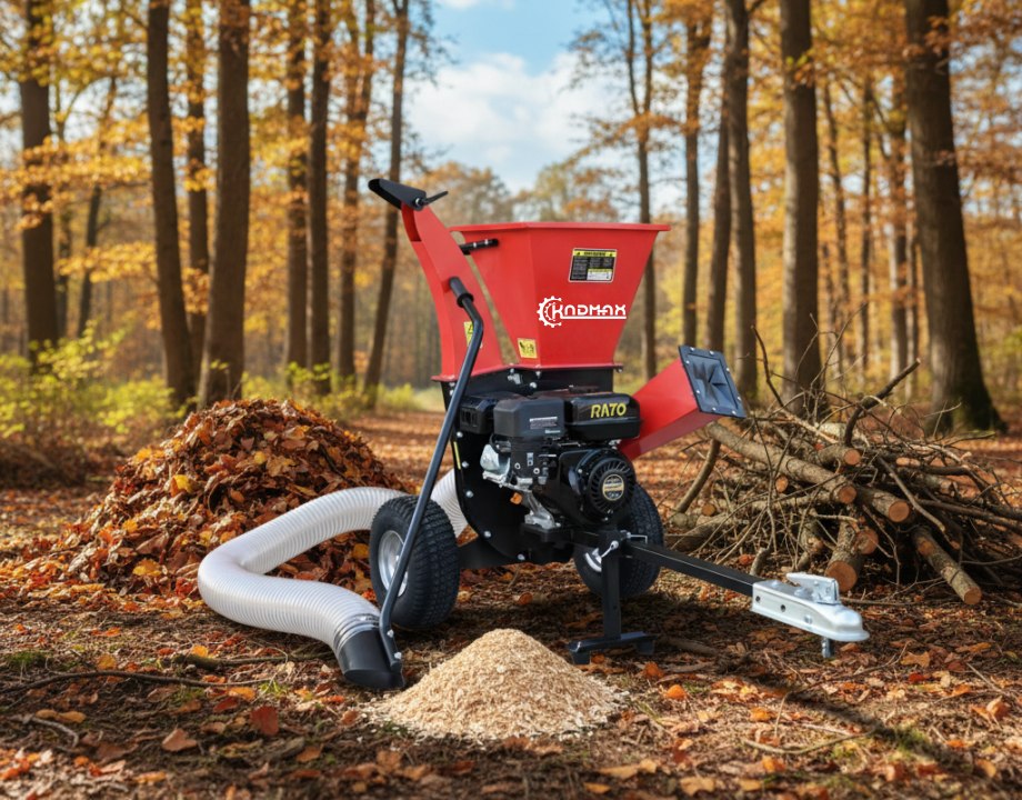 CS703 3inch RATO 212cc 7hp Gasoline Engine Powered Disc CHIPPER SHREDDER With A Leaf Vacuum Kit