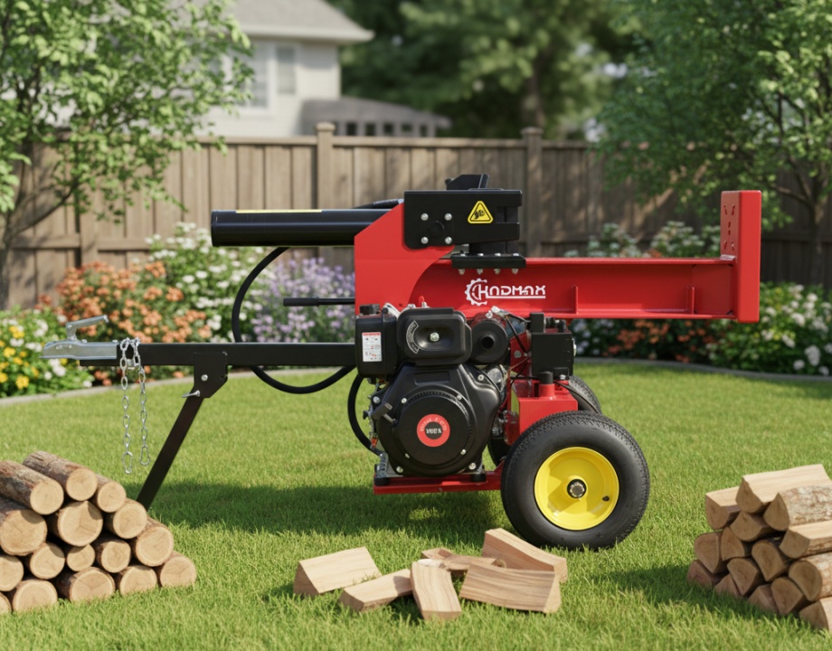 HBWS25 6.3KW  Diesel Engine Half Beam Log Splitter