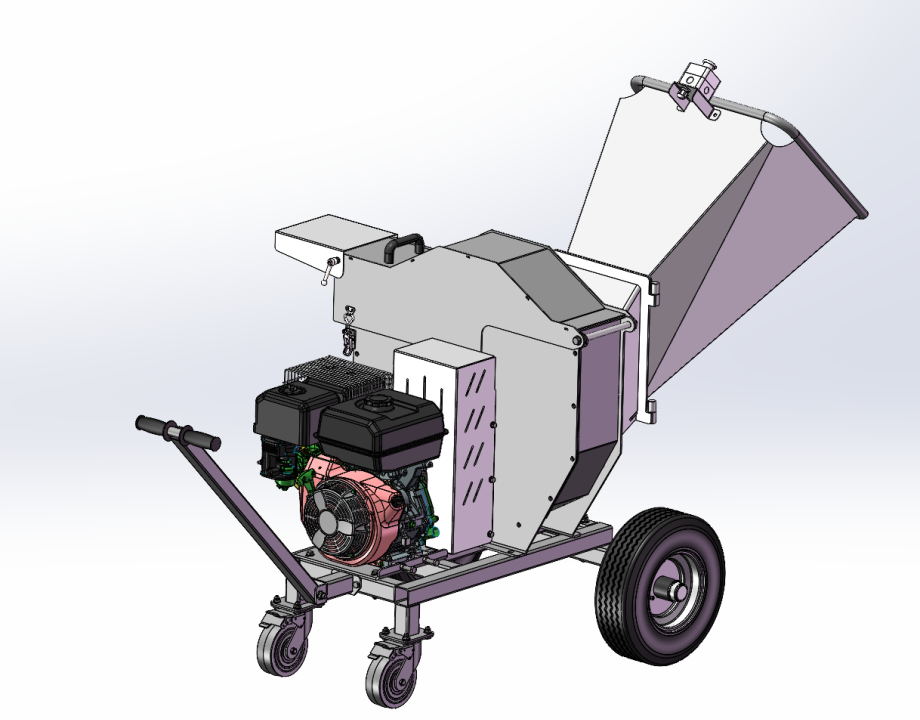 DCS1511 RATO 420cc 15hp Gasoline Engine Powered Disc Wood Chipper 