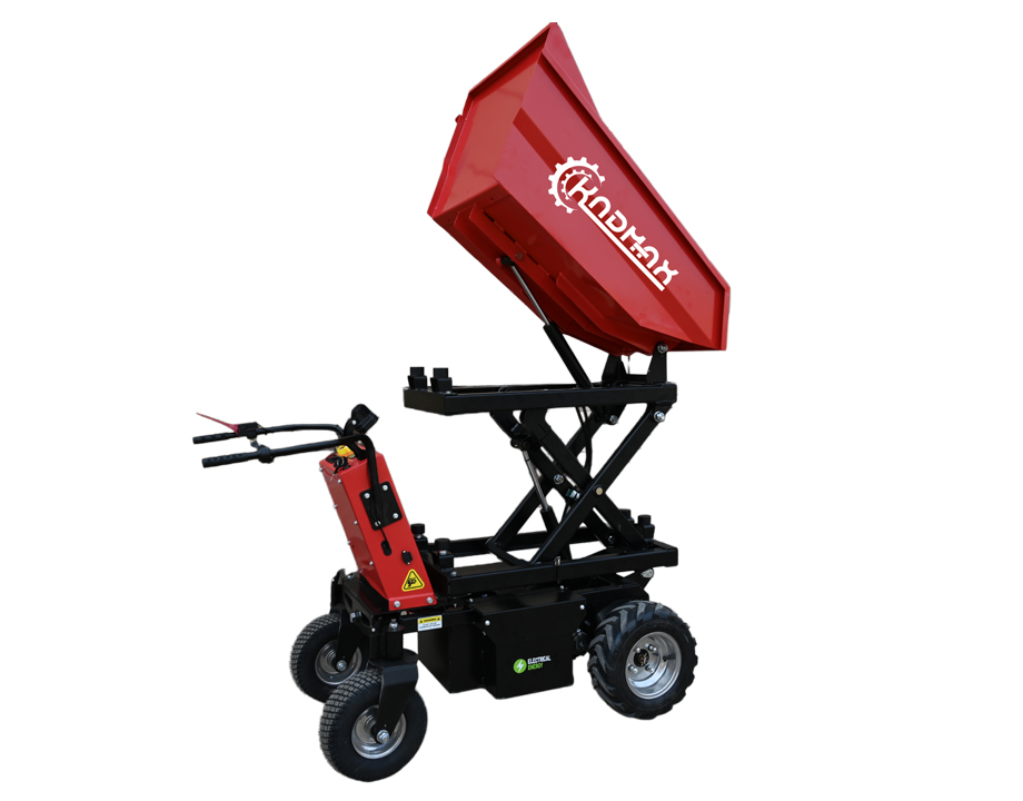 ED500HT Hydraulic Tipping Equipped With A Lifting System Lead-acid Battery Electric hydraulic dumper