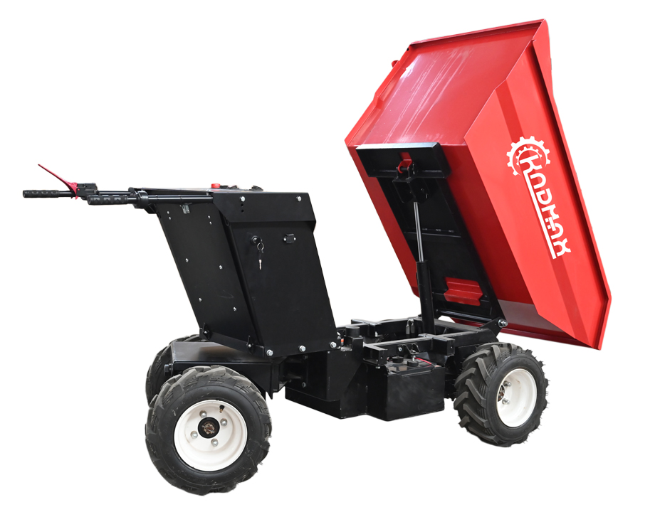 ED600H ​600kg Loading Four-wheel drive Hydraulic Tipping 48V Battery Powered Lead-acid Battery Electric hydraulic dumper