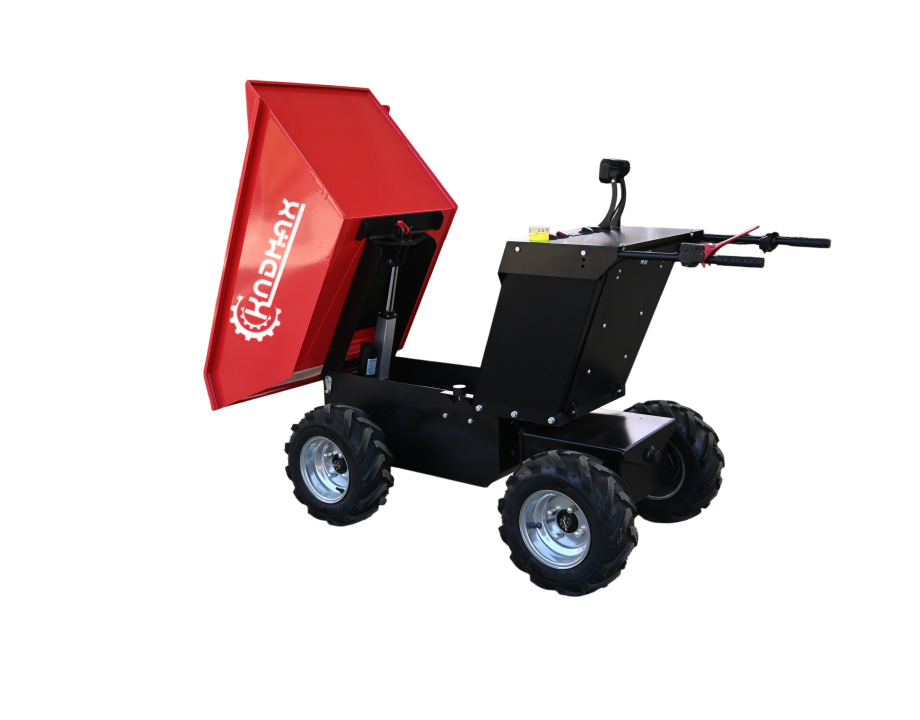 ED600E​ 600kg Loading Four-wheel drive Electric Tipping 1500W DC Motor 48V Battery Powered Lead-acid Battery Electric Mini dumper