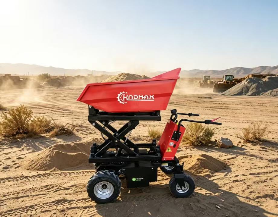 ED500HT Hydraulic Tipping Equipped With A Lifting System 1000W DC Motor Lead-acid Battery Electric hydraulic dumper