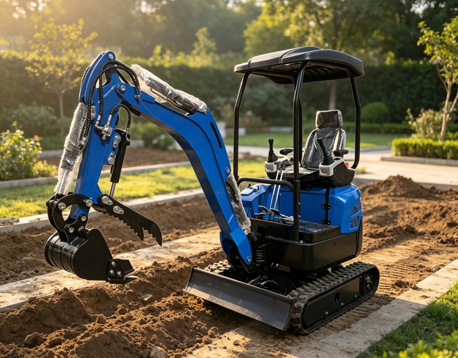 KXZ18 Mini Excavator Small Crawler Digger For Municipal, Landscaping & Farm Maintenance
