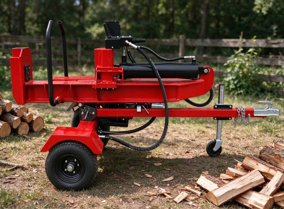 WS40A 420cc 15hp  Electric Start Gasoline Engine Powered Log Splitter 